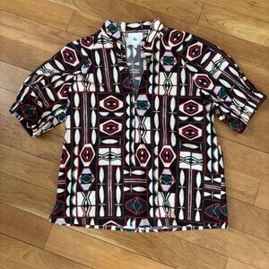 G. Label by Goop Puff Sleeve Popover Shirt